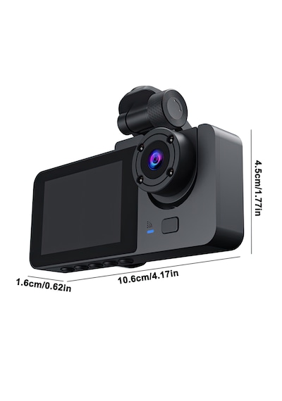 3 Kameralı /1080p Ultra Kaliteli/ Wifi Özellikli/g-sensör/gece Gö