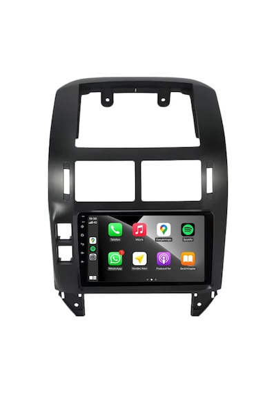 Volkswagen Polo - Araç Multimedya Ekran - 2gb 32gb - Old - Black - 2005 - 2009 - 9 Inch - Cadence - Upg