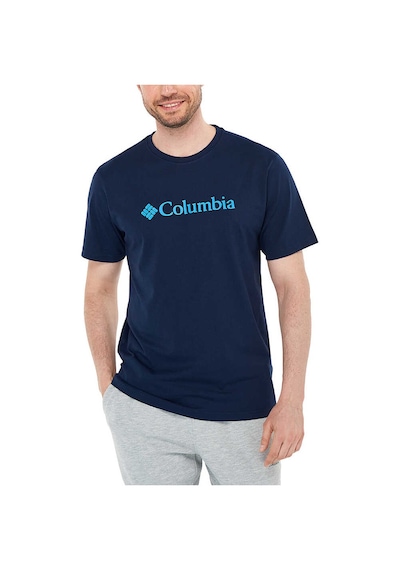 Columbia CSC M Basic Logo Brushed Erkek Kısa Kollu T-Shirt Lacive Koyu Lacivert