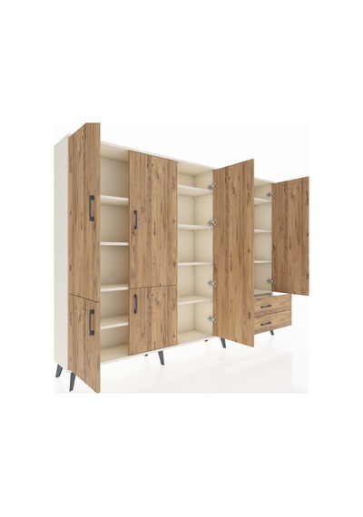 Arges Dolap 12 Raflı 2 Çekmeceli 7 Kapaklı 220x30x163 Aytaşı-çam Aytaşı-çam Arges Dolap 12 Raflı 2 Çekmeceli 7 Kapaklı 220x30x163 Aytaşı-çam Aytaşı-çam