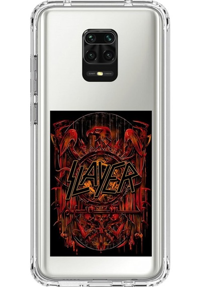 Xiaomi Redmi Note 9 Pro Uyumlu Şeffaf Kılıf Slayer Tasarımlı