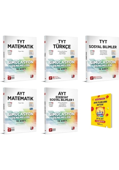 Tyt-ayt Matematik Türkçe Edebiyat Ve Sosyal Bilimler 5li Denemeleri