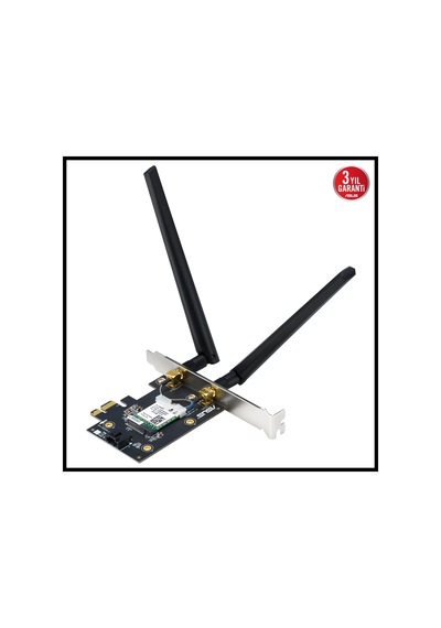 Asus Pce-be6500, Be6500, 2xanten, 6500mbps, Tri-bant, 6ghz Wifi 7, Bluetooth V5.4, Wpa3, Pcı-express