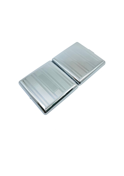 Metal Krom Renk Sigara Tabakası Model 2