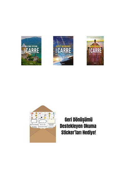 Bizim Oyun + Gece Müdürü + Son Casus + Okuma Sticker'ları