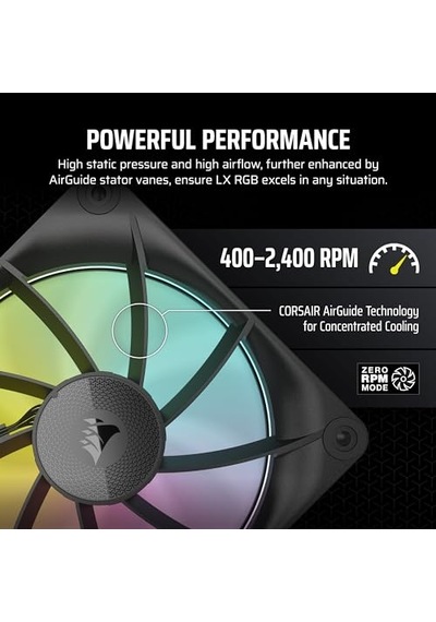 İcue Lınk Lx120 Rgb 120mm Fan, Tekli Paket Co-9051025-ww Genel