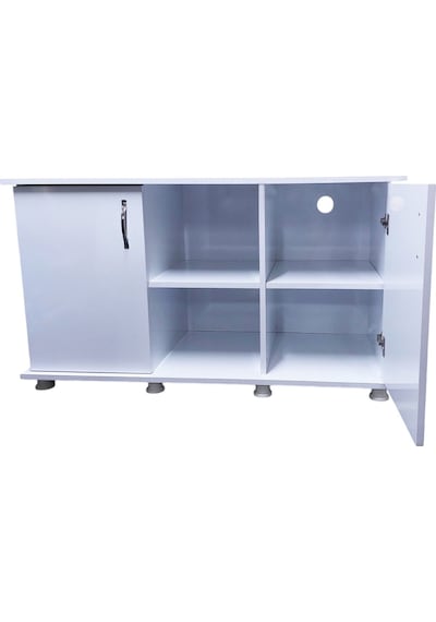 Kanki Pet 150 CM MDF Akvaryum Beyaz Sehpa 150 x 50 x 67 CM