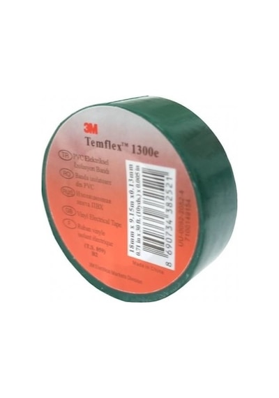 3m-izolebant 0,13mmx19mmx10yds Yeşil Bant-3m.10-yeşıl