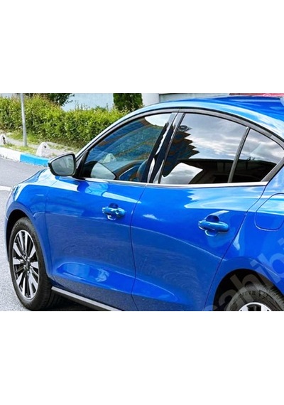 Ford Focus Hb-sedan Krom Cam Çıtası 4 Prç P.çelik 2018 Sonrası