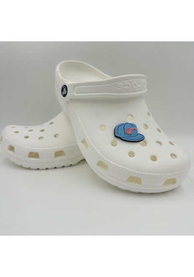 Crocs Terlik Süsü Ve Aksesuarı , Çanta Süsü Jibbitz3d Kabartma Şapka Kep 08 Görsel Figür Aksesuar Bebemavi-pembe