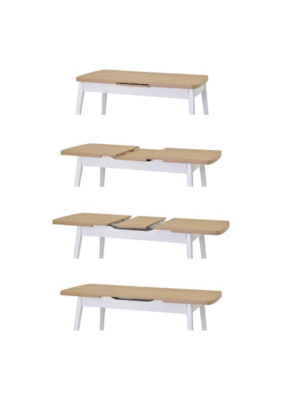 Vilinze Ege Sandalye-bank Avanos Ahşap Mdf Açılır Mutfak Masası Takımı - 70x120+30 Cm Beyaz Vilinze Ege Sandalye-bank Avanos Ahşap Mdf Açılır Mutfak Masası Takımı - 70x120+30 Cm Beyaz