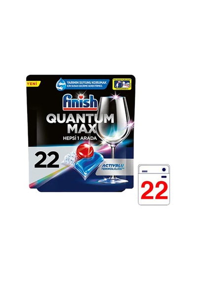 3 Adet Finish Quantum Max Bulaşık Makinesi Deterjanı Tableti