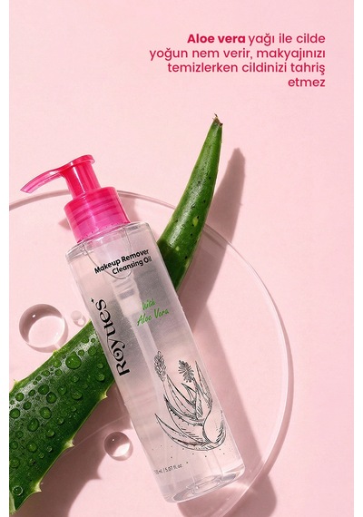 Göz Yakmayan Makyaj Temizleme Yağı 150 Ml Makeup Cleansing Oil Suya Dayanıklı Göz Ve Yüz Makyajı Temizleyici