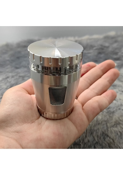 50 MM Silver Tütün Baharat Herbal Öğütücüsü Parçalayıcı Rc82slv