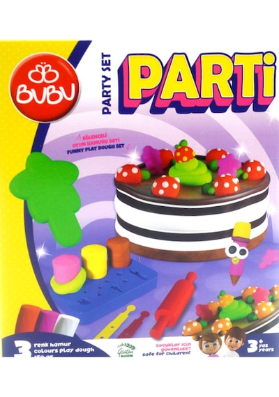 Bubu Parti Oyun Hamuru Seti 7 Parça