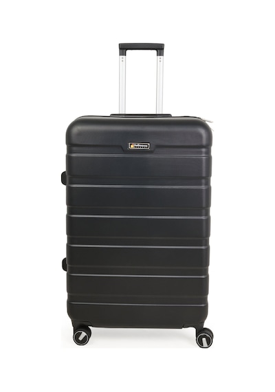 Hoffmannss Titan Büyük Boy Abs Valiz - Siyah - 76x52x30 Cm Çok Renkli