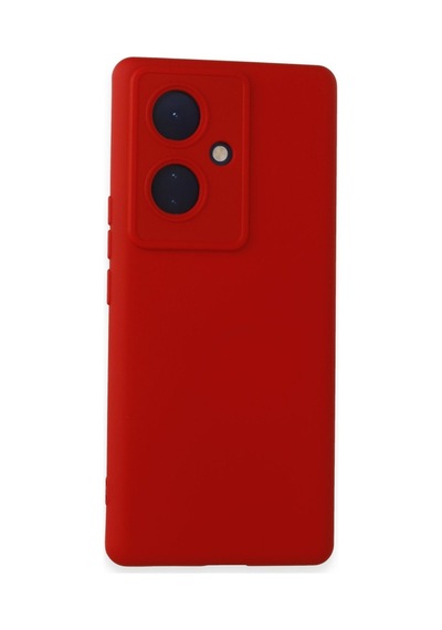 V29 Lite Kılıf Nano İçi Kadife Silikon - Kırmızı Bz8683140629793
