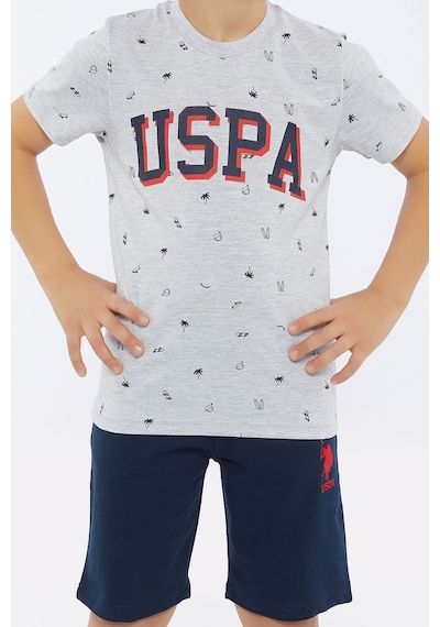 U.S. Polo Assn Grimelanj Lacivert Erkek Çocuk Bermuda Takım