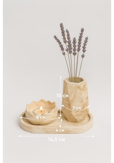 3 Lü Dekor Set Modern Şık Tasarım Diğer