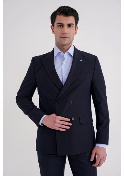 C 719 Ceket Comfort Lacivert-1 Lacivert