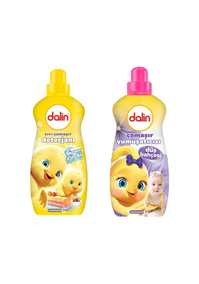 Düş Bahçesi Çamaşır Yumuşatıcı 1 Adet + Sıvı Çamaşır Deterjanı 1 Adet Toplam 2 Adet Yeni Ambalaj