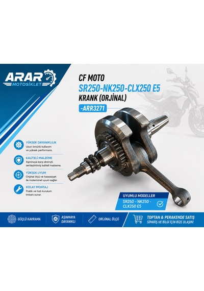 Cf Moto Sr250-nk250-clx250 E5 Krank  -arr3271