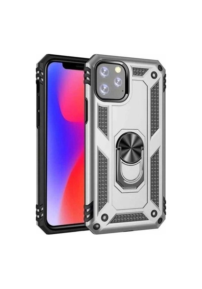Apple Uyumlu iPhone 11 Pro Max Kılıf Zore Vega Kapak Gri