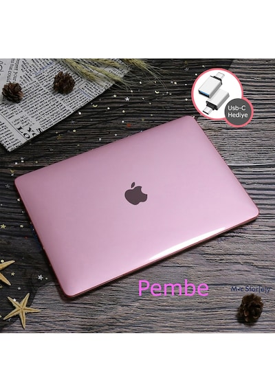 McStorey Apple Uyumlu MacBook Air ile Kılıf M1 A1932 2179 A2337 Kristal