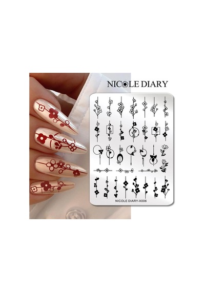 Nicole Diary Metal Stampa Tabakası X006 56253