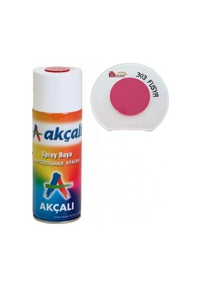 Akçalı Sprey Boya 400 Ml 303 Fuşya Çok Renkli