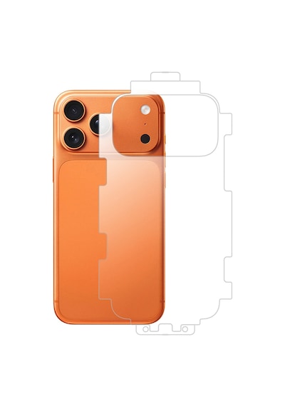 Apple Uyumlu   iPhone 17 Pro Mbfx Arka Zum Body Ekran Koruyucu - Şeffaf