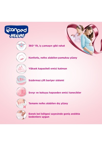 Mom Lohusa Külodu - Külot Bez S - Small - Küçük / M - Medium - Orta İç Adet 10 Tekli Pk Diğer
