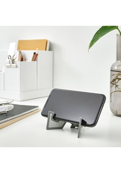Ikea Yuppıenalle Telefon/tablet Standı, Gri, 8x4 Cm