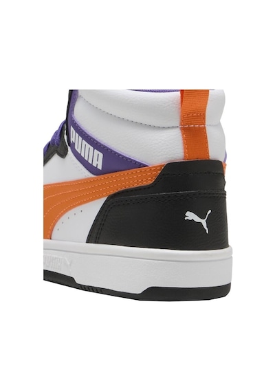 Puma Rebound V6 Mid Günlük Bilekli Spor Ayakkabı Siyah Mor Siyah Mor