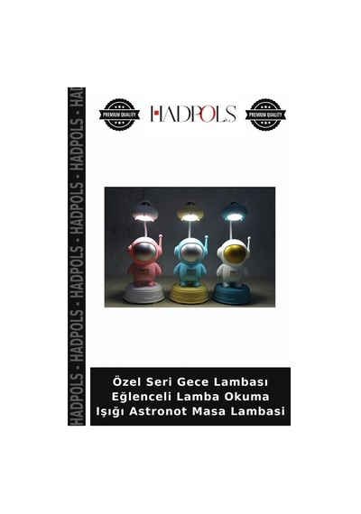Özel Seri Gece Lambası Eğlenceli Lamba Okuma Işığı Astronot Masa Lambasi Çok Renkli