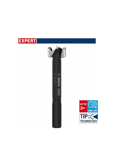 Bosch Expert 16 Mm Sert Ahşap Menteşe Yeri Açma Ucu 2608901825