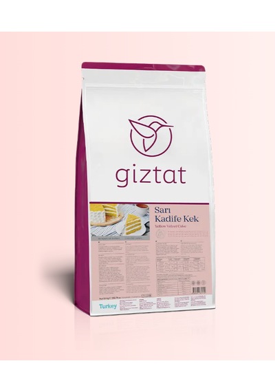 Giztat Kadife Kek Sarı Velvet 10 Kg