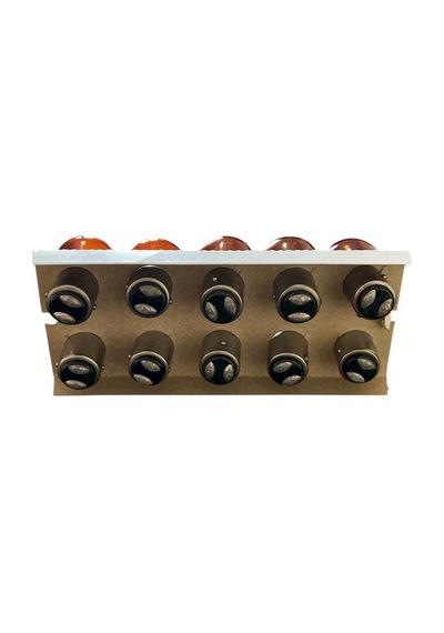12v 1016 21/5w Cıft Duy Çapraz Tırnak Turuncu Ampul