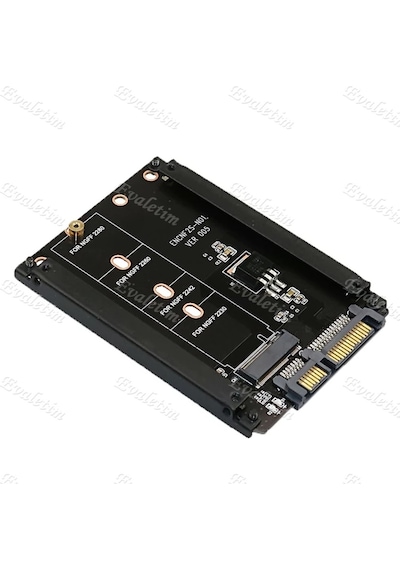 B+M Key M.2 Ngff Ssd To 2.5 Sata 4358A Çevirici Dönüştürücü Adapt