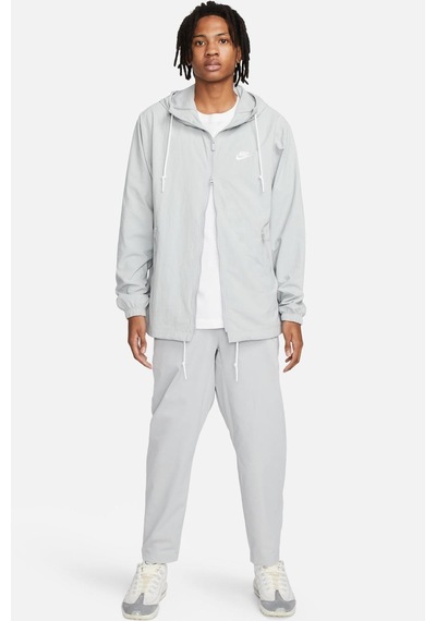Nike Club Woven Men's Full Zip Jacket Erkek Dokuma Spor Ceket Gri