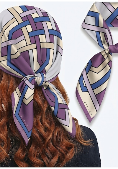 Sisley Flora Bandana/fular -2017-47 47 Mor