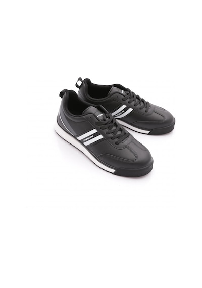 M.P Mp 251-2838 Erkek Jogging Spor Ayakkabı SİYAH-BEYAZ