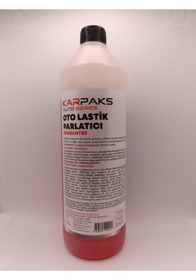 Karpaks Oto Lastik Parlatıcı 1 Lt Islak Görünümlü Lastik Parlatma Ve Koruma