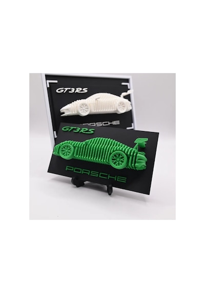 Porsche Gt3 Rs Katmanlı 1:24 Ölçekli Model Araç
