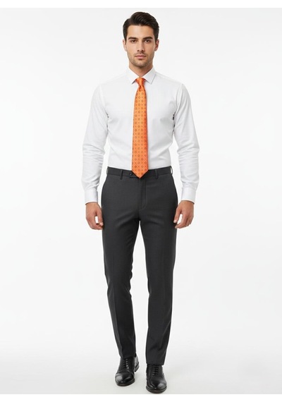 Presto Erkek Slimfit Armürlü Pantolon Siyah 3181-001 Siyah
