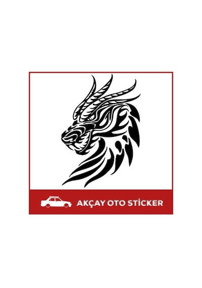 Ejderha Sticker Oto Sticker Ejder Araba Sticker Araç Sticker
