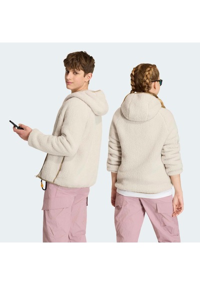 Adidas Terrex Xploric Çocuk Bej Polar Ceket Kg7690 Krem
