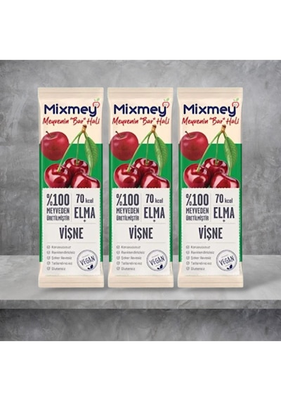 Meyve Barı Vişne 20 Gr X 3 Adet