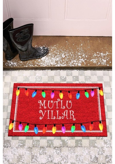 Tr Dekoratif Kapı Önü Paspas, Dış Mekan/ev İçi/banyo/mutfak/yatak Odası/giriş Paspasları Merry Christmas Diğer