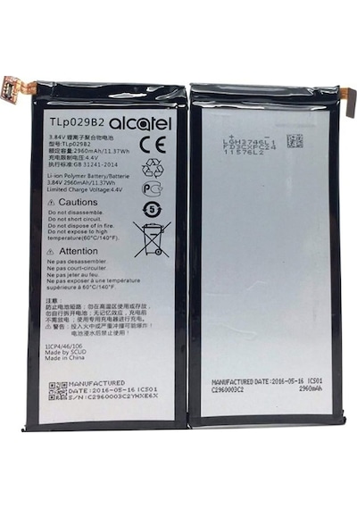 Senalstore Vodafone Smart Ultra 6/7 Ot-5095 Pil Batarya Tlp029b2 2960 Mah